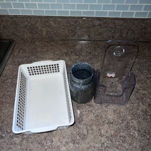 bundle Desk or office organizer storage containers